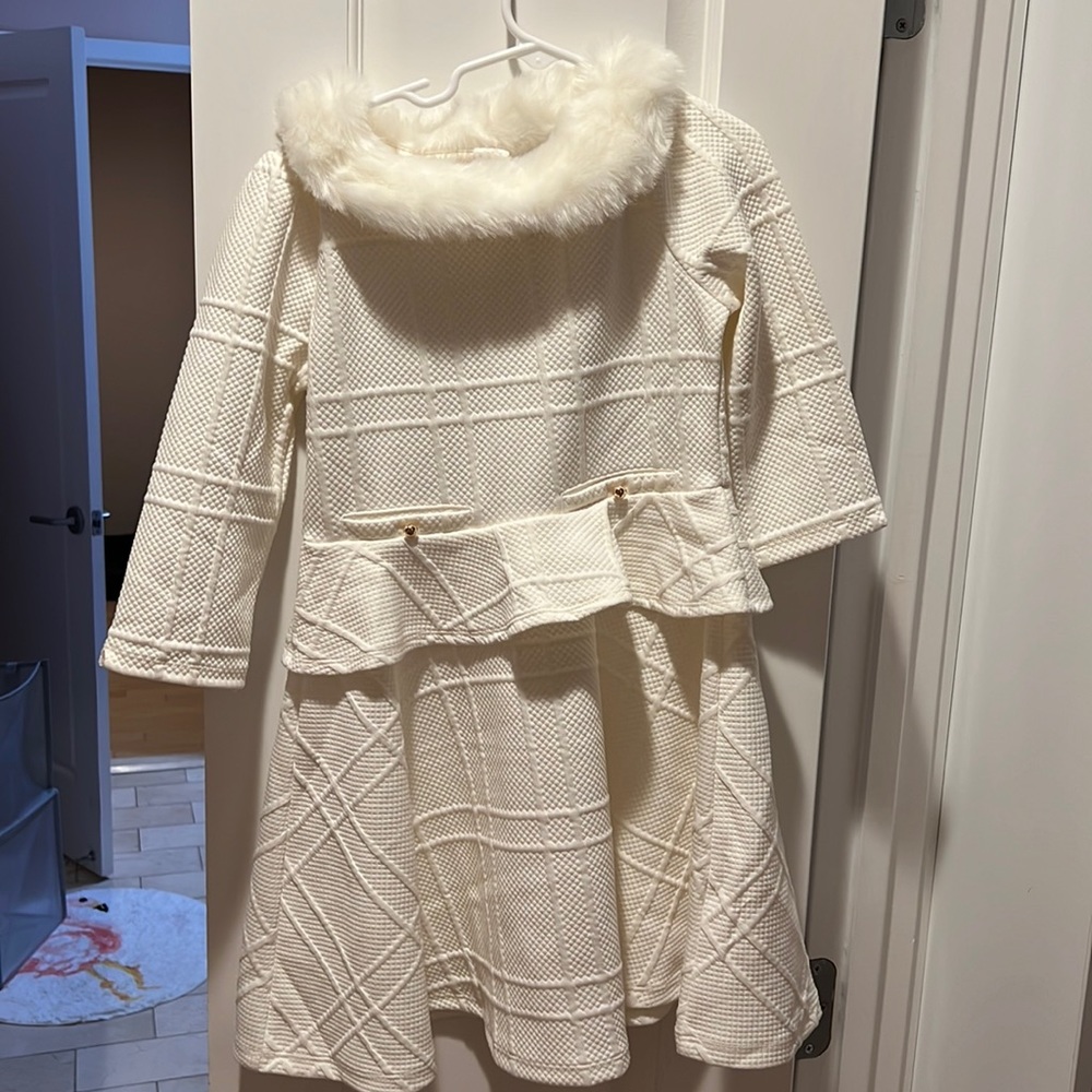 Janie & Jack winter dress worn 1x size 7